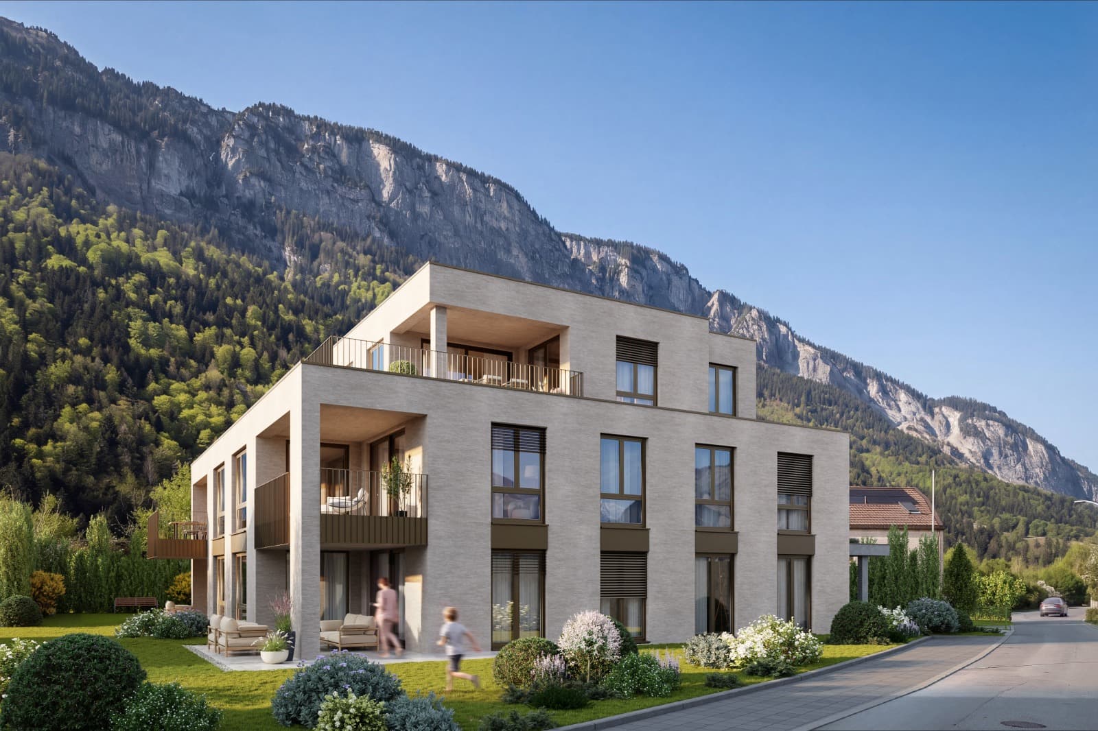 Vom vererbten Bauernhaus zum Mehrfamilienhaus in Domat/Ems