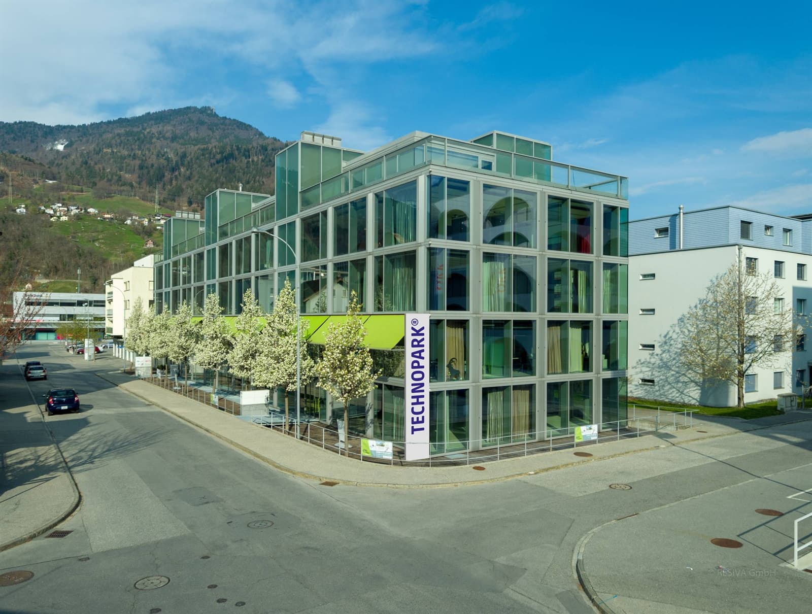Technopark Gebäude in Landquart, Graubünden